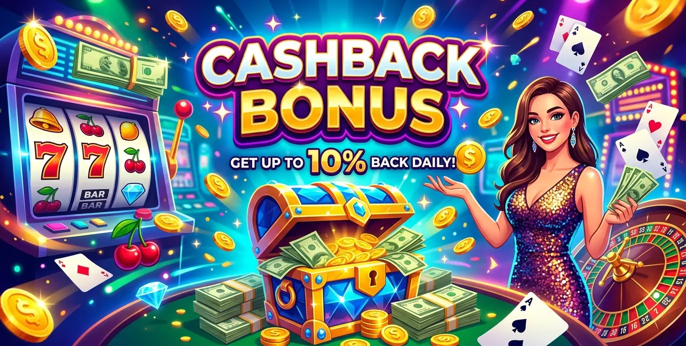 Slothunter casino Cashback Bonus